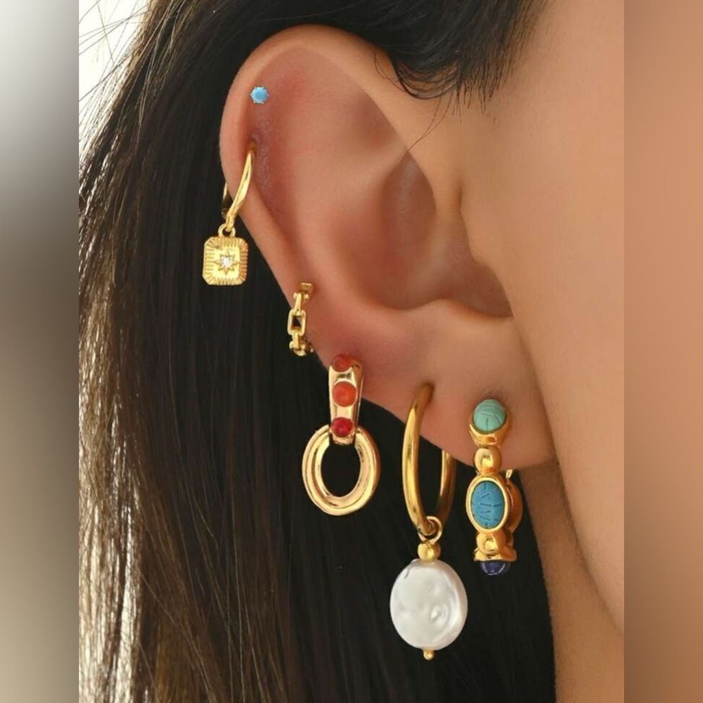 MulticolorāEarringsāSetā#1800